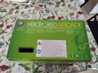Xbox 360 consola verde plata