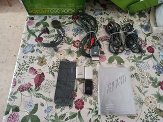 Xbox 360 consola verde plata