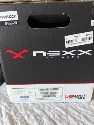 Casco Nexx SX100R Abisal Negro Mate Talla S