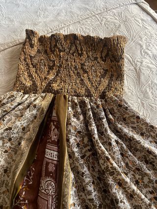 Vestido boho marrón - Talla única