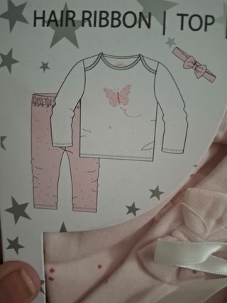 Completo neonata 2/6m, rosa