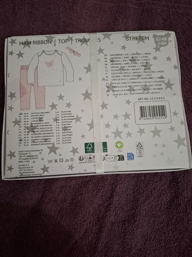 Completo neonata 2/6m, rosa