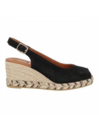 Sandalias cuña Vigueras negras