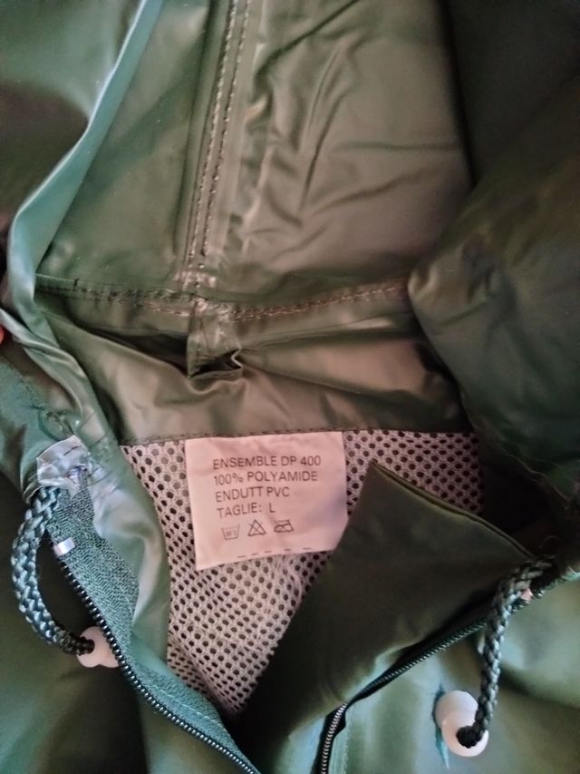 Equipo de lluvia para moto talla L.