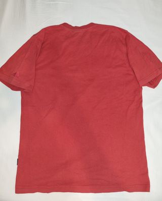 Maglietta Adidas rossa vintage ricamata 