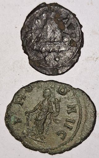 Carausio y Alecto!Lotes Monedas romanas!EBC!Raras!