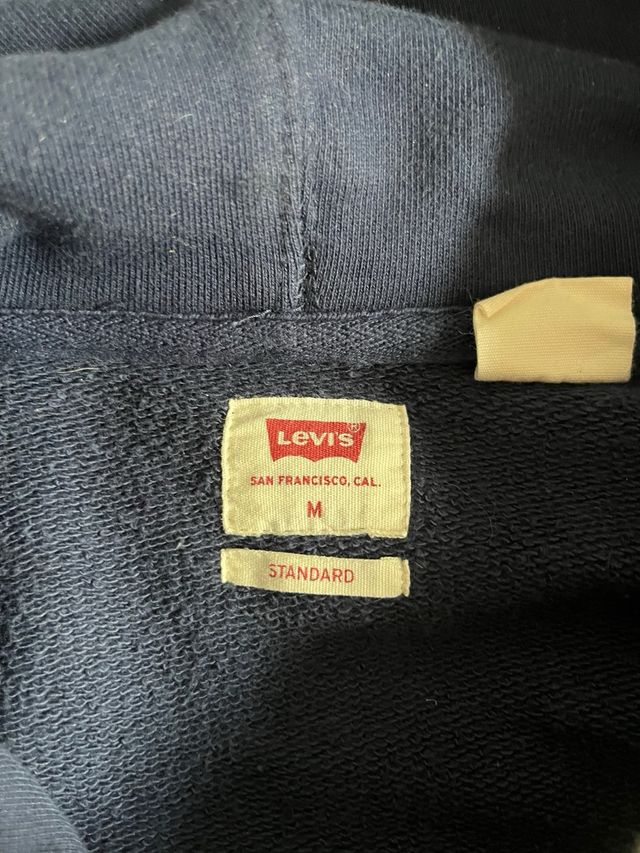 Chaqueta con capucha Levi's azul