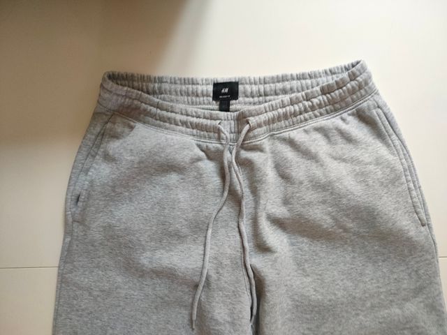 Pantaloni tuta H&M grigio relaxed fit