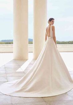 Vestido novia Rosa Clará - Talla 36