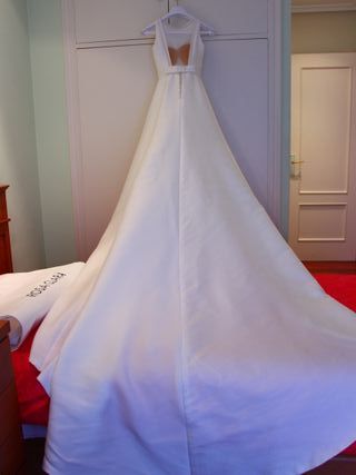 Vestido novia Rosa Clará - Talla 36
