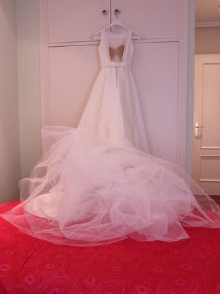 Vestido novia Rosa Clará - Talla 36