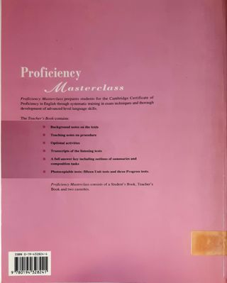 Libros de Inglés C2 Proficiency Masterclass