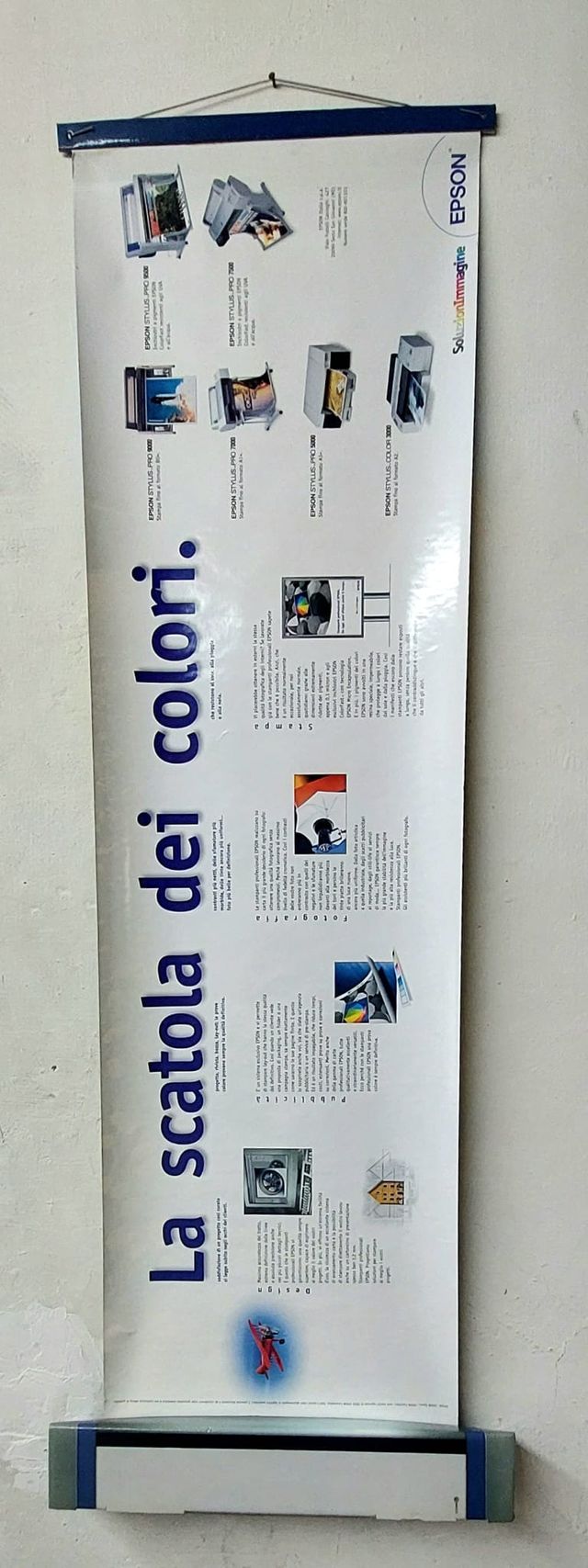 Prodotto pubblicitario Epson fine anni 90