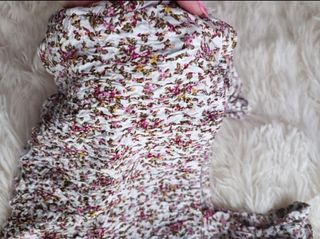 Conjunto falda+top flores marrón
