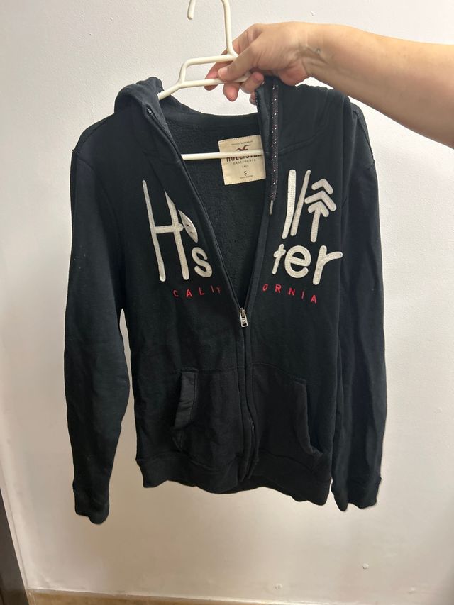 Sudadera Hollister negra talla S