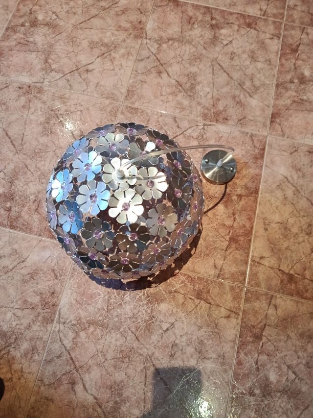 Lámpara dormitorio infantil - Flores