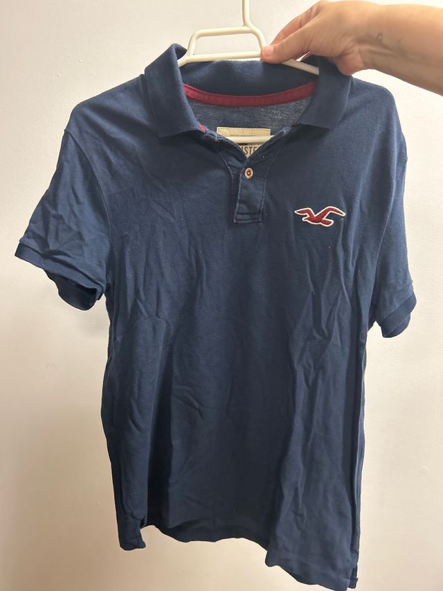 Polo Hollister Azul Talla S