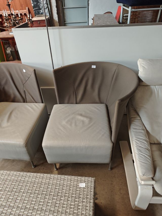 Conjunto jardín - 2 sillones y mesa