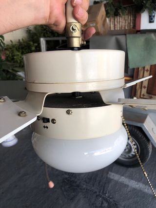 Ventilador techo blanco - 4 aspas