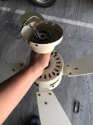 Ventilador techo blanco - 4 aspas