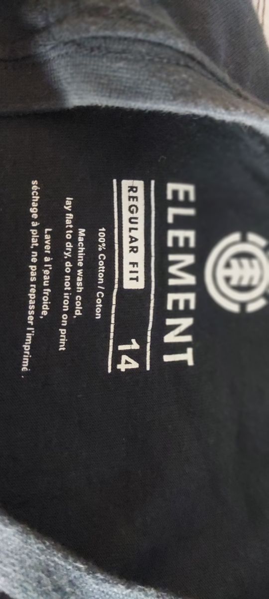 Camiseta Element Negra - Talla única