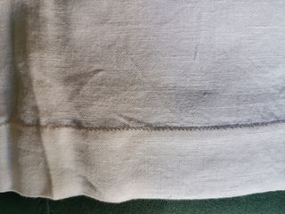 Asciugamano vintage lino ricamo