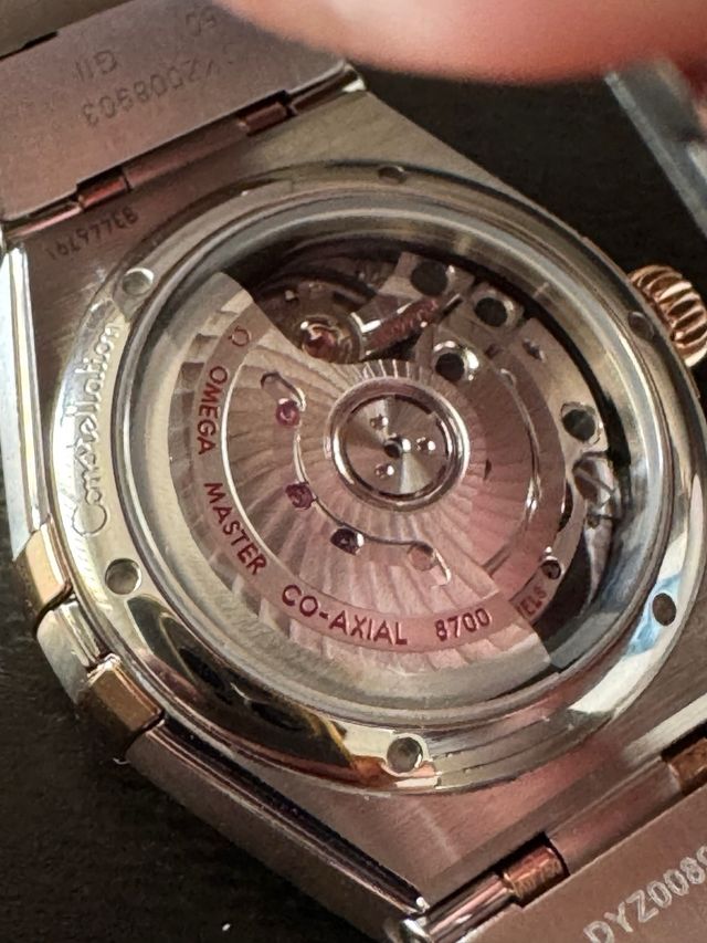 Omega Constellation Lady - Reloj oro rosa.