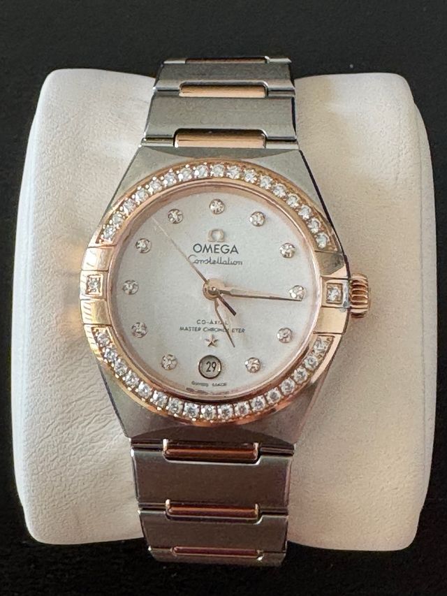 Omega Constellation Lady - Reloj oro rosa.