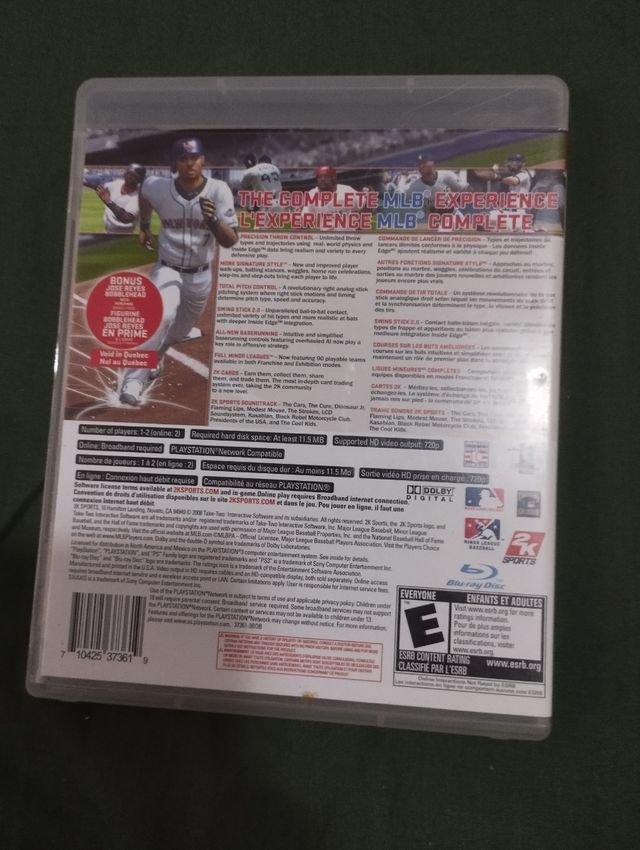 MLB 2K8 PS3 - Juego Completo