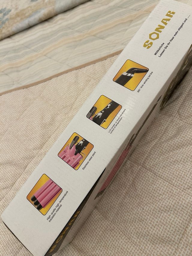 Piastra capelli SONAR rosa - F-11