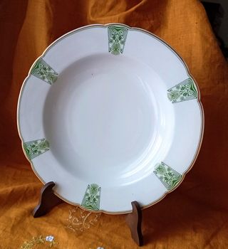 Set piatti Jugendstil Bohemia '900