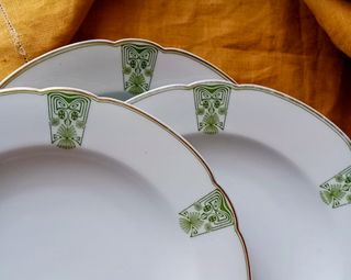 Set piatti Jugendstil Bohemia '900