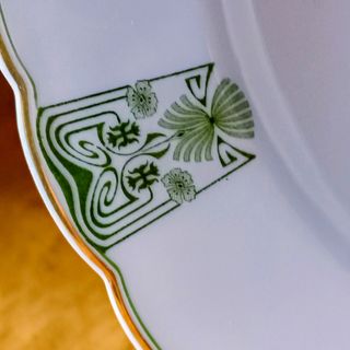 Set piatti Jugendstil Bohemia '900