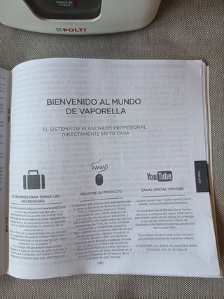 Plancha vapor Polti - Silenciosa