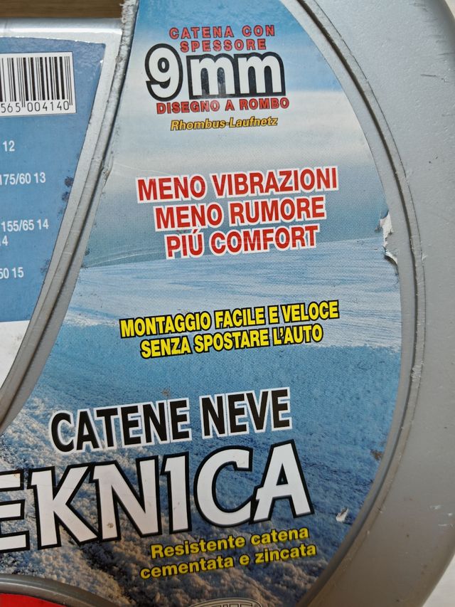 Catene Neve Rhütten Teknica 9mm - Misura 30