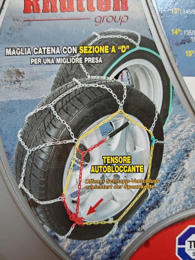 Catene Neve Rhütten Teknica 9mm - Misura 30