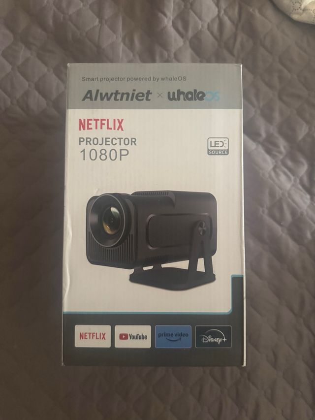Proyector inteligente Alwtniet 1080p