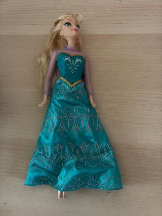 Muñeca Elsa Frozen - Vestido Verde