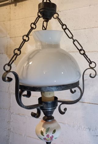 Lampadario stile rustico 