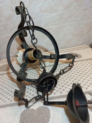 Lampadario stile rustico 
