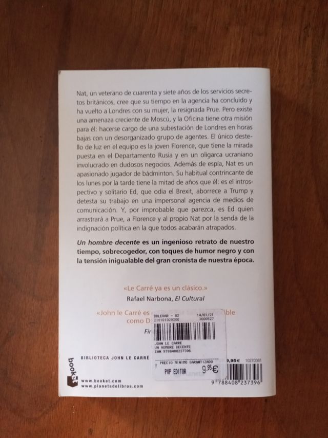 JHON LE CARRÉ Single & Single y Un hombre decente