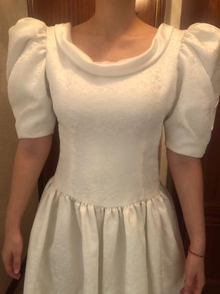 Vestido novia blanco - Talla M