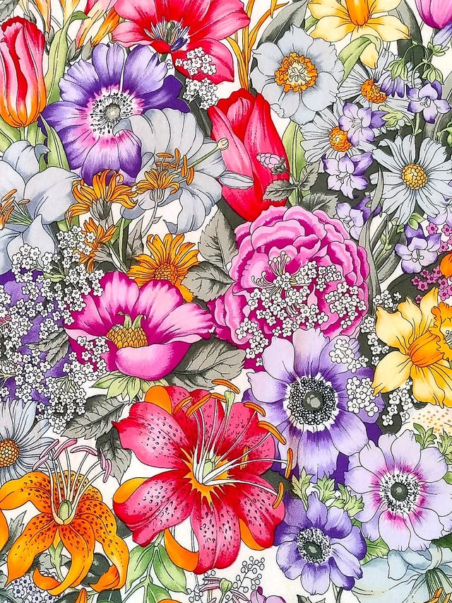 Gucci foulard sciarpa vintage floreale