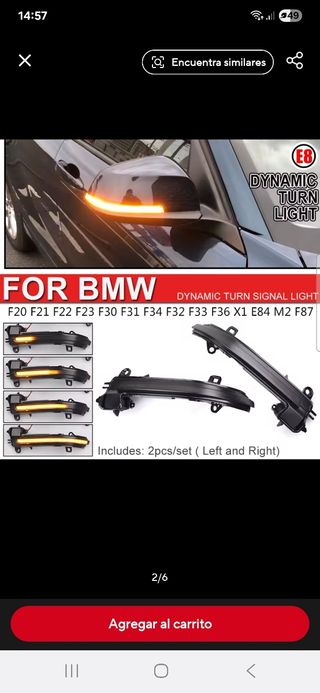 BMW Intermitentes LED Dinámicos. NUEVO.
