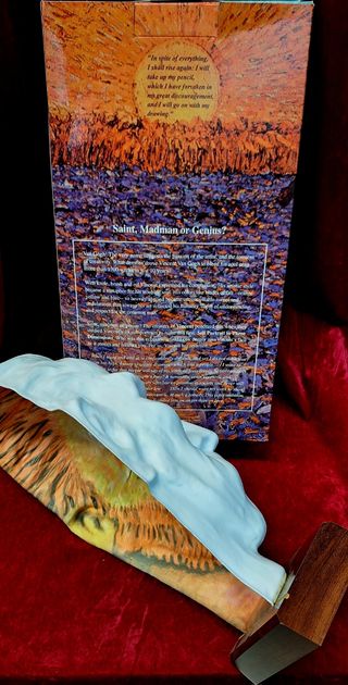 Busto Van Gogh 3D Ilusión Óptica Años 90 Vintage