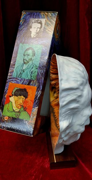 Busto Van Gogh 3D Ilusión Óptica Años 90 Vintage