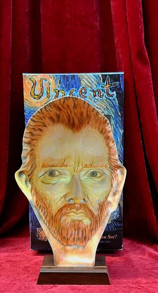 Busto Van Gogh 3D Ilusión Óptica Años 90 Vintage