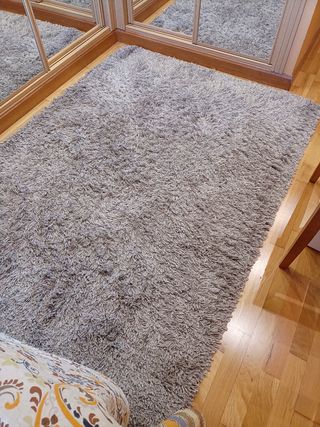 Alfombra gris - pelo