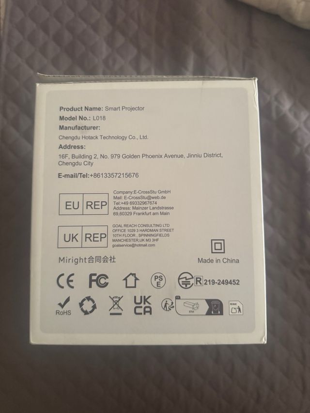 Proyector inteligente Alwtniet 1080p