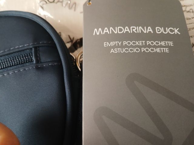 Pochette Mandarina Duck blu